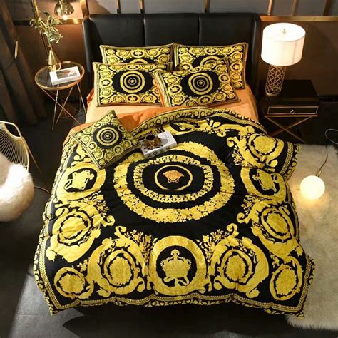 versace replica bedding sets|versace comforter sets.